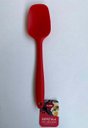 Ver imagem 5 de Kit 5 Utensílios De Silicone Colher Vazada Raspador Concha Espatula - Vermelho