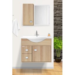 Conjunto para Banheiro Crystal Suspenso - Fabribam Gabinetes - 1 Conjunto para Banheiro Crystal Suspenso - Fabribam Gabinetes - 1