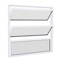 Ver imagem 2 de Janela Basculante sem Grade Riobras Alumínio 60x60cm