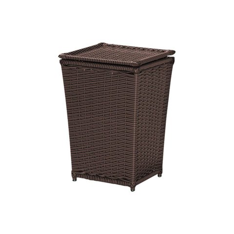Cesto para Roupas Cabaz em Aço e Junco Argila
