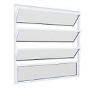 Ver imagem 1 de Janela Basculante sem Grade Riobras Alumínio 80x80cm Branco