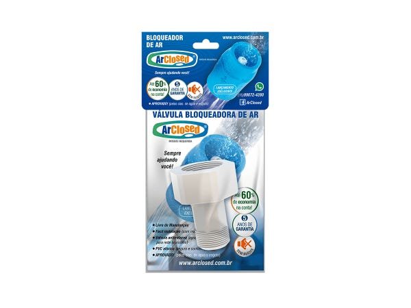 Bloqueador De Ar 10PÇS Kit 3/4" Tubete Porca Hidrometro - 1