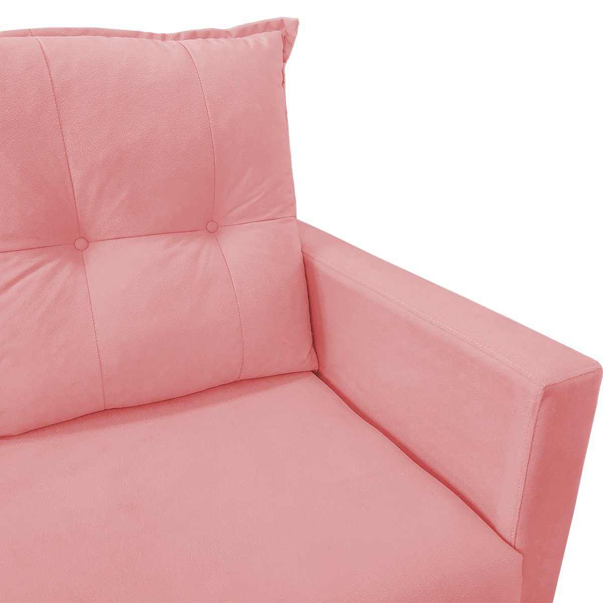 Sofa 2 Lugares Pequeno Confortavel 1,40m Berlim Bellamado:rose - 2