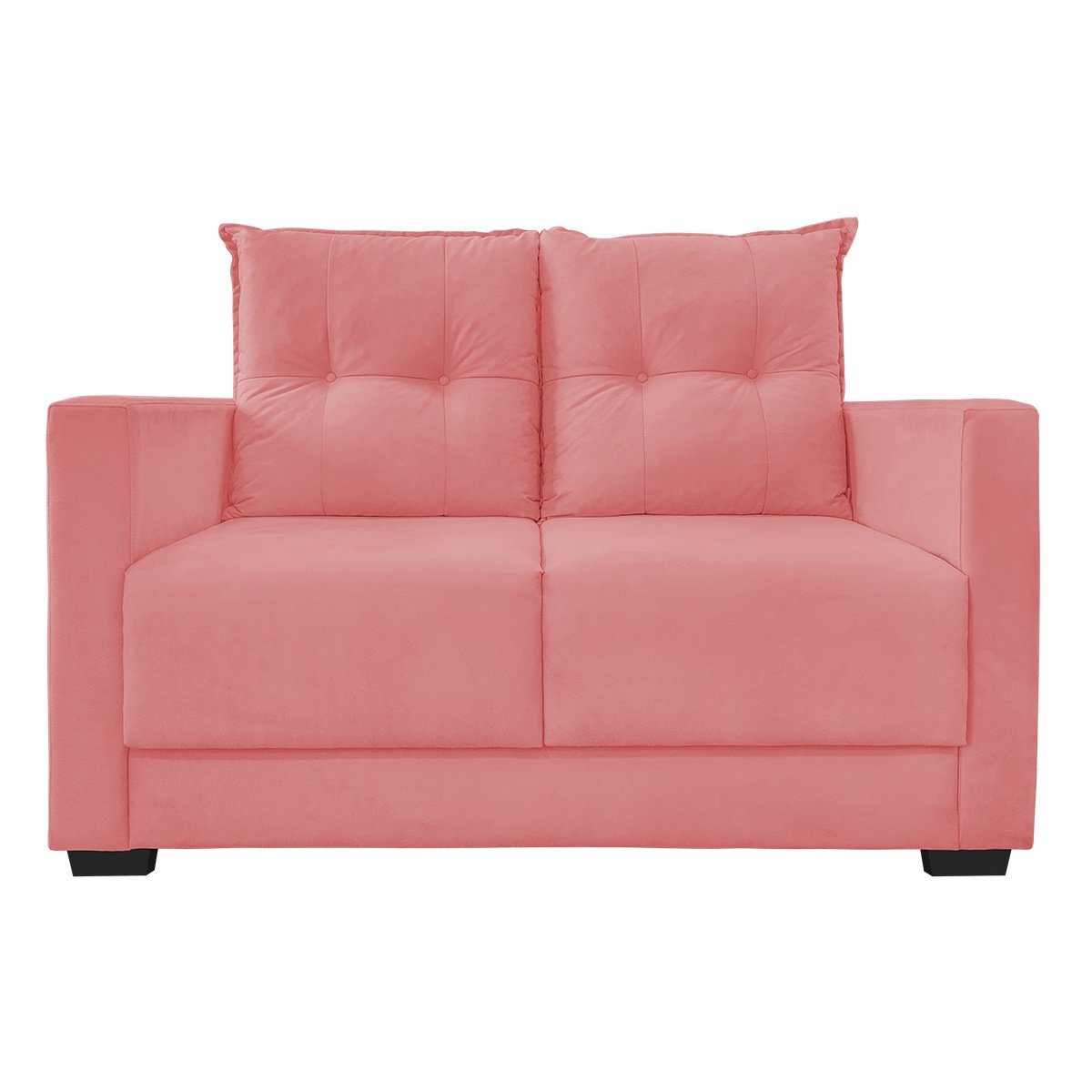 Sofa 2 Lugares Pequeno Confortavel 1,40m Berlim Bellamado:rose - 3