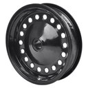 Ver imagem 2 de Aro de Ferro Preto para Carrinho de Mão 3.25’’ X 8’’ - Fertak