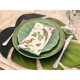 Jogo Lugar Americano Folha Costela de Adão Pvc 6 Peças - 3