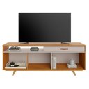 Ver imagem 2 de Rack para Tv até 65'' Polegadas Impar Jcm Móveis Cinamomo/off White