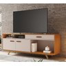 Rack para Tv até 65'' Polegadas Impar Jcm Móveis Cinamomo/off White - 1