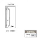 Ver imagem 4 de Porta de Giro Madeira Duraplac 215x85cm Batente de Aço 6,5cm Riobras