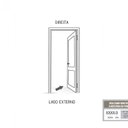 Ver imagem 4 de Porta de Aço Duraplac 215x85cm Batente de Aço 12cm Riobras