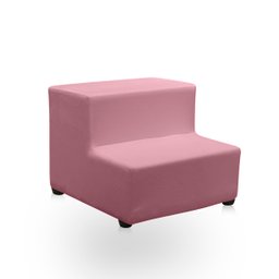 Escada Estofada Escadinha 2 Degraus para Pet Gato Cachorro Subir no Sofá Cama Quarto e Sala Luxo Sue - 1