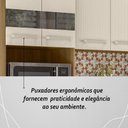 Ver imagem 7 de Armário de Cozinha Completa Mdf 12 Portas com Balcão Versalhes Plus Freijó Soft