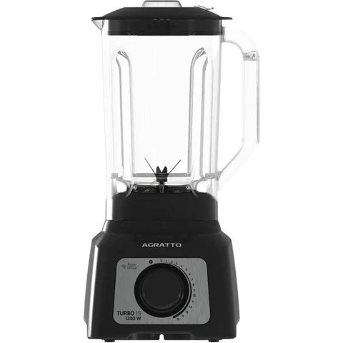Liquidificador Turbo 127v 1200w Aliq05n-01 3,2l 15 Velocidades Agratto