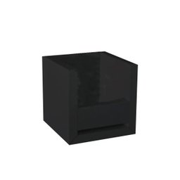 Suporte Álcool em Gel Preto Em Mdf - 1