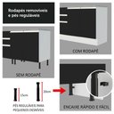 Ver imagem 3 de Cozinha Completa 269001 Com Armário E Balcão Branco/Preto
