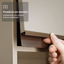 Ver imagem 6 de Rack Suspenso para TV até 70 Polegadas + Prateleira 200cm Crema Nice Madesa 01