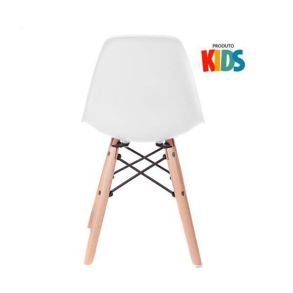 Kit 4 Cadeiras Infantil Eames Eiffel Junior - Kids - Branco - 5