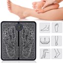 Ver imagem 5 de Tapete Massageador Eletrico De Pes Pernas Relaxante Muscular Reflexogia Alivia Dores Tensao Estresse