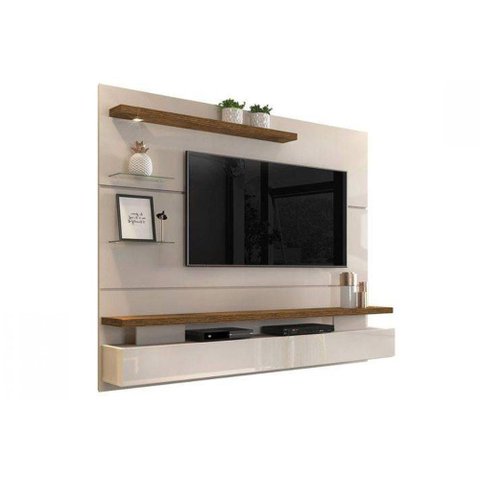 Painel para TV Greco até 55 Polegadas Off White/Demolição - DJ Móveis