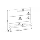 Ver imagem 3 de Painel para TV Greco até 55 Polegadas Off White/Demolição - DJ Móveis