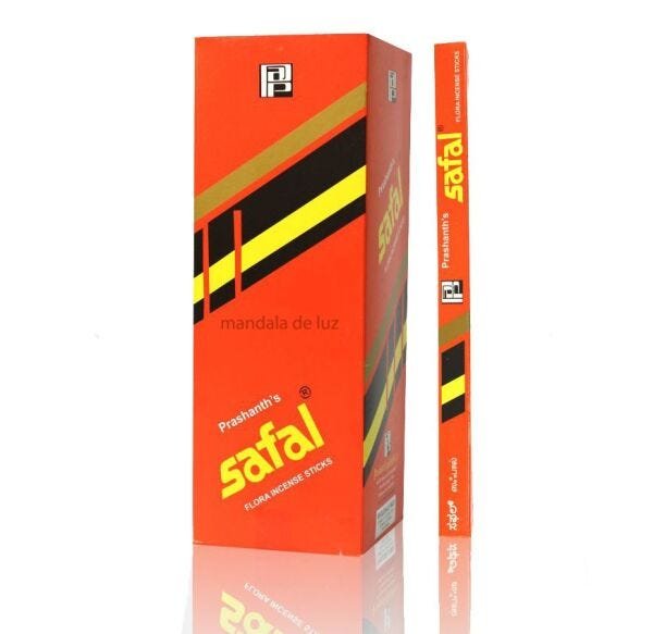 Box com 25 caixas de Incensos Safal Massala Prashant Agarbathi - Atacado - 1