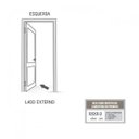 Ver imagem 4 de Porta de Aço Duraplac 215x75cm Batente de Aço 12cm Riobras