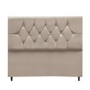 Ver imagem 1 de Cabeceira Cama Box Estofada Queen Size 160 Cm Suede Madri:bege