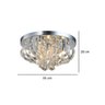 Plafon de Cristal para 4 Lâmpadas Sl-5616-C4 Maria Julia Wee - 2