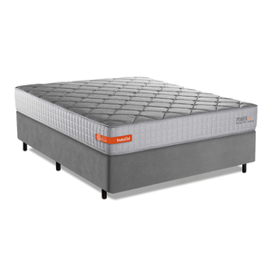 Cama Box Casal King Espuma Softgel Power 193x203x60cm