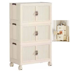 Armario Dobravel Empilhavel 3 Andares Casa Cozinha Lavanderia Sala Quarto Escritorio Multiuso Organi