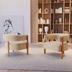 Poltrona Domus Linho Palha