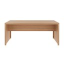 Ver imagem 3 de Mesa para Escritório 180cm Me4185 Branco Tecnomobili Cor: Amêndoa