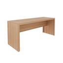 Ver imagem 2 de Mesa para Escritório 180cm Me4185 Branco Tecnomobili Cor: Amêndoa