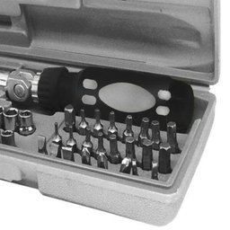 Jogo De Bits Fenda E Soquetes E Serrote 42 Peças - 5