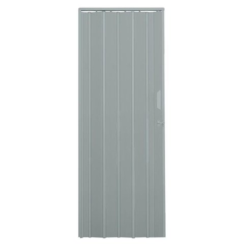 Porta Sanfonada de Pvc 135x210cm Zapinplast - Cinza