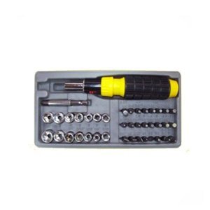 Jogo Chave Fenda Philips Catraca 40 Pçs Ponteiras