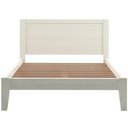 Ver imagem 2 de Cama Queen de Madeira Maciça para Colchão 158x198 Mazzaro F06 Branco - Lyam Decor