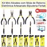 Jogo 4 Mini Alicates Eletrônica Bijuterias Artesanato Fertak - 10