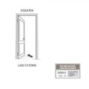 Ver imagem 4 de Porta de Aço Duraplac 215x75cm Batente de Aço 12cm Riobras