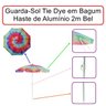 Guarda-Sol Tie Dye em Bagum e Haste de Alumínio 2 Metros Bel - 4