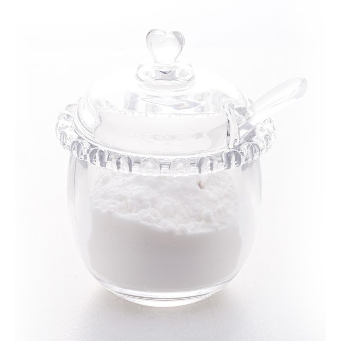 KIT MELEIRA E ACUCAREIRO VIDRO CRISTAL POTE MEL AÇUCAR 2 PÇS - 5