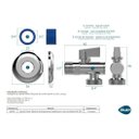 Ver imagem 2 de Torneira Esfera Metal Filtro Maquina Lavar 1/2 X 3/4 Blukit