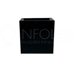 Arandela Led Mini Draco Regulável 2w 3000k Branco Quente Bivolt Preto - 3