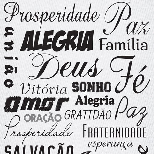 Papel De Parede Casual Frases Positivas Motivação 310x58cm