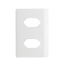 Ver imagem 1 de Placa 4x2 para Tomadas Duplas Horizontais + Suporte Branco da Linha Novara - 1100/68 - Dicompel Ekro