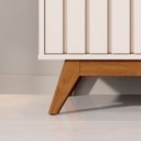 Ver imagem 5 de Home Estante Acai 1.4 Off White - Moveis Jb