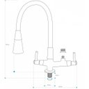 Ver mais imagens de 2142 Torneira Gourmet Cozinha Filtro 1/4 Purificadores 1/2