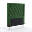 Ver imagem 2 de Kit Cabeceira Decorativa Para Cama Box Centaurus 90 Para Cama de Solteiro e Calçadeira Sagitarius Su