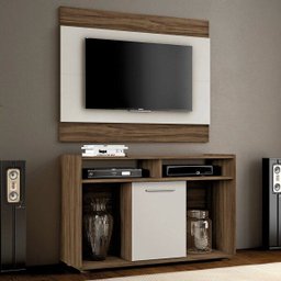 Conjunto Rack com Painel Notável Show para Tv até 43 Polegadas - 1 Conjunto Rack com Painel Notável Show para Tv até 43 Polegadas - 1