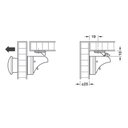 Ver mais imagens de Kit 3 Fecho Magnético Safe Fix Invisivel 1 Puxador para Portas Hafele 253.50.020 235.50.020